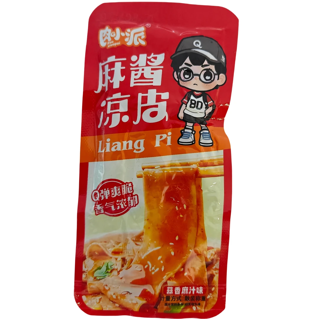 麻酱面皮调味面制品蒜香麻汁味办公室网红休闲解馋麻将解馋零食