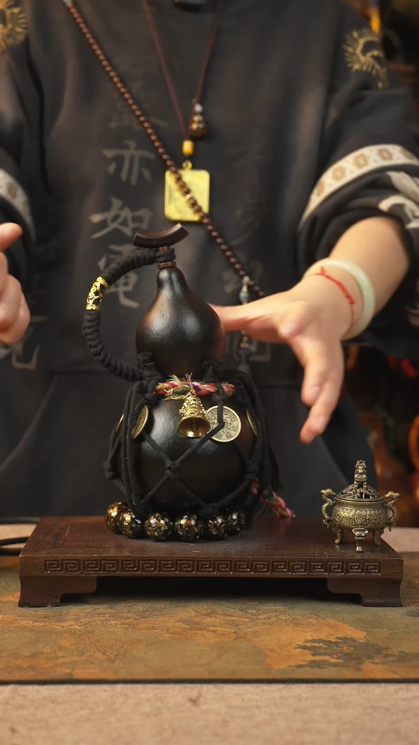 083大漆葫芦一物一拍记葫堂出品不带手串