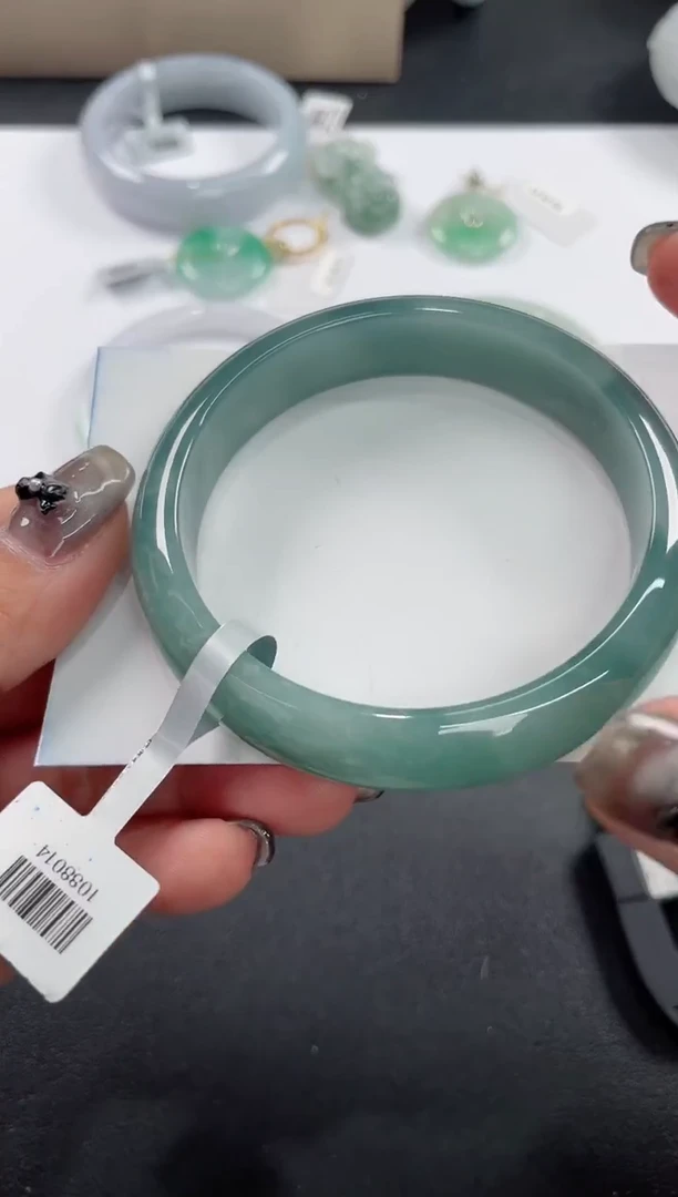 未镶嵌手镯翡翠基地发货H3382 56+