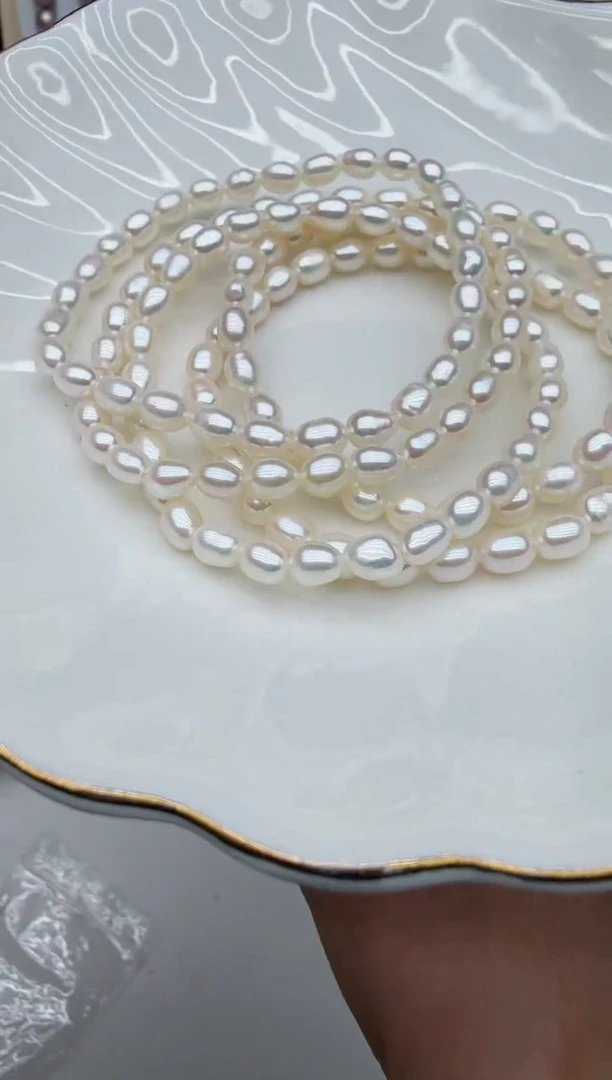 淡水珍珠手绳未镶嵌手链多样性发其一