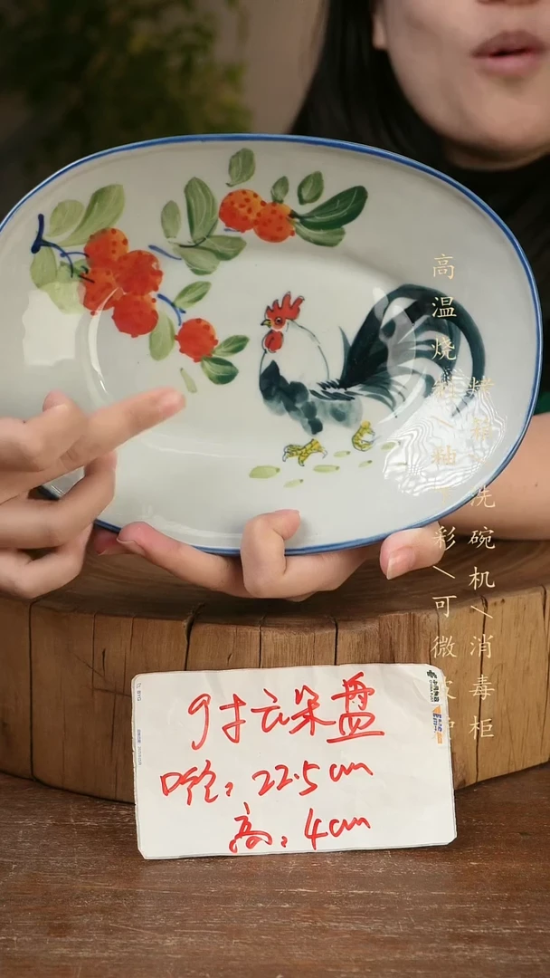 碗瓷景德镇手工手绘高温瓷釉下彩