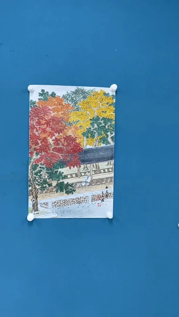 【闪购商品】国画2.2-王夫怀-四尺三开56