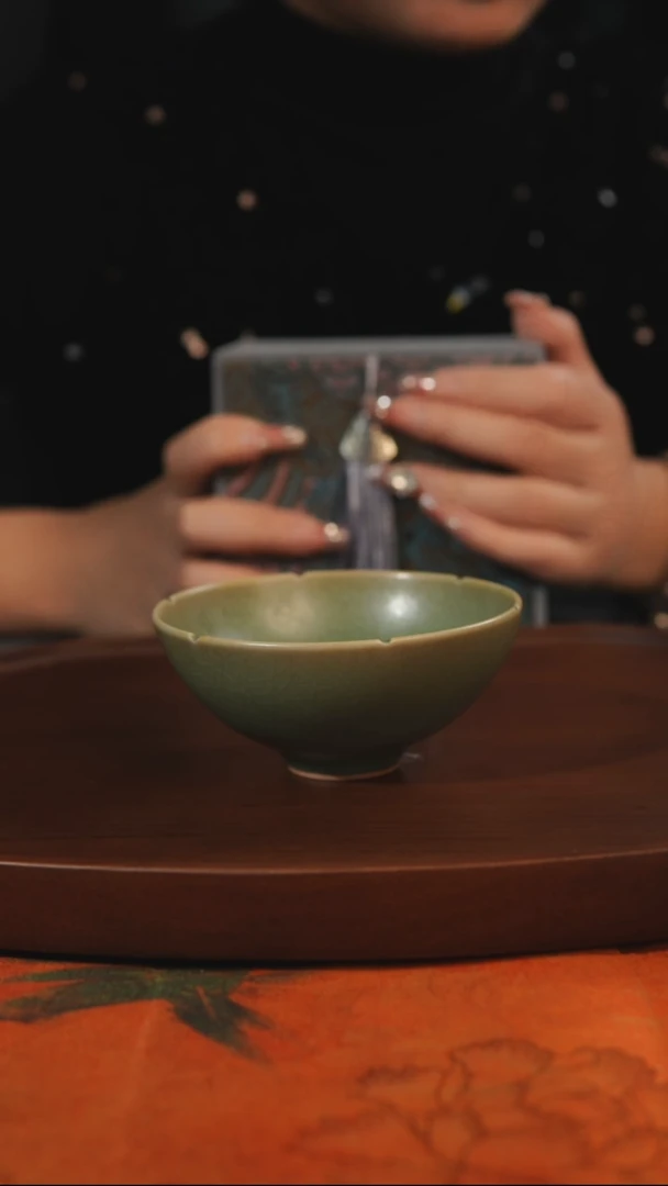 杯子突*龙葵口杯 柴烧全品一级 汝州原产地原矿仿古老釉