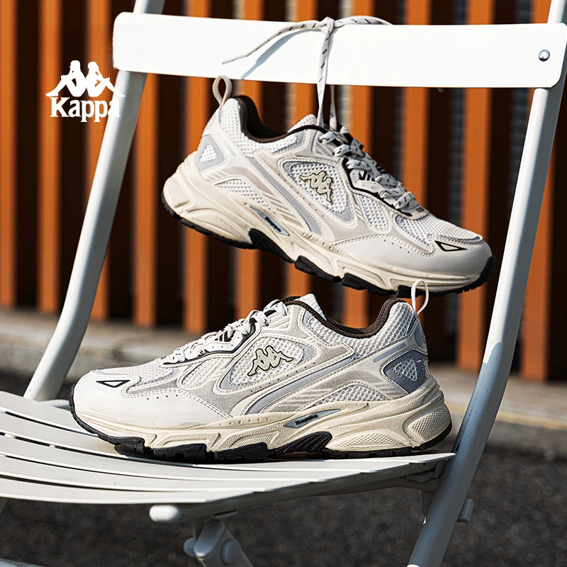 Kappa/卡帕【羽翼】老爹鞋背靠背夏季运动鞋百搭男女鞋子休闲鞋08CJ