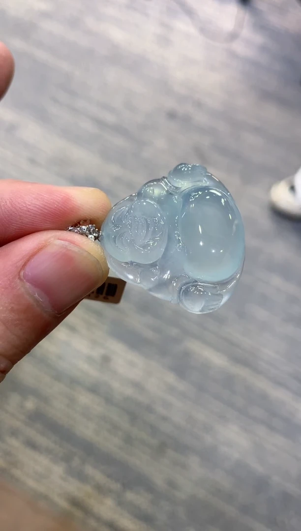 颈饰未镶嵌翡翠天然A货翡翠