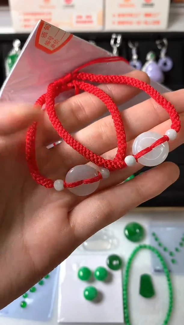 未镶嵌手链翡翠手绳