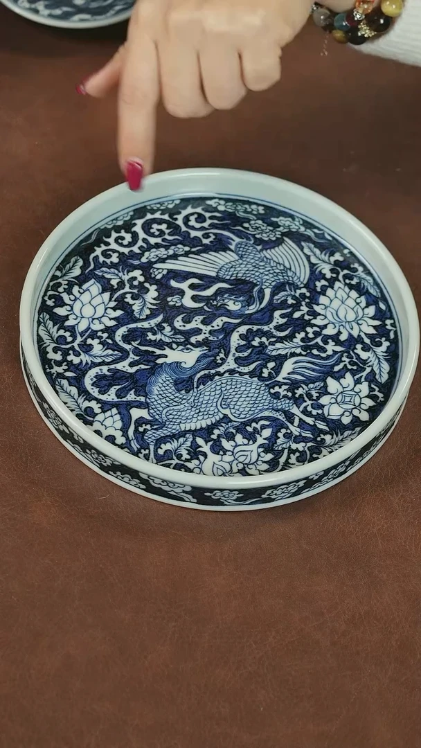【闪购商品】元青花麒麟追风壶承