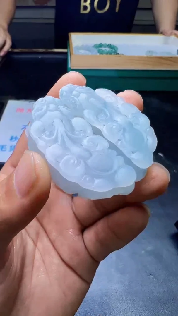 未镶嵌定制翡翠天然翡翠A货一对