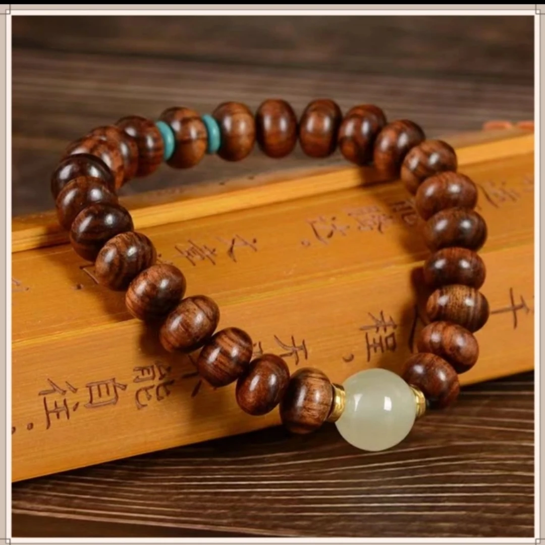 黄花梨珠串黄花梨手串0.8   188   （无礼盒）