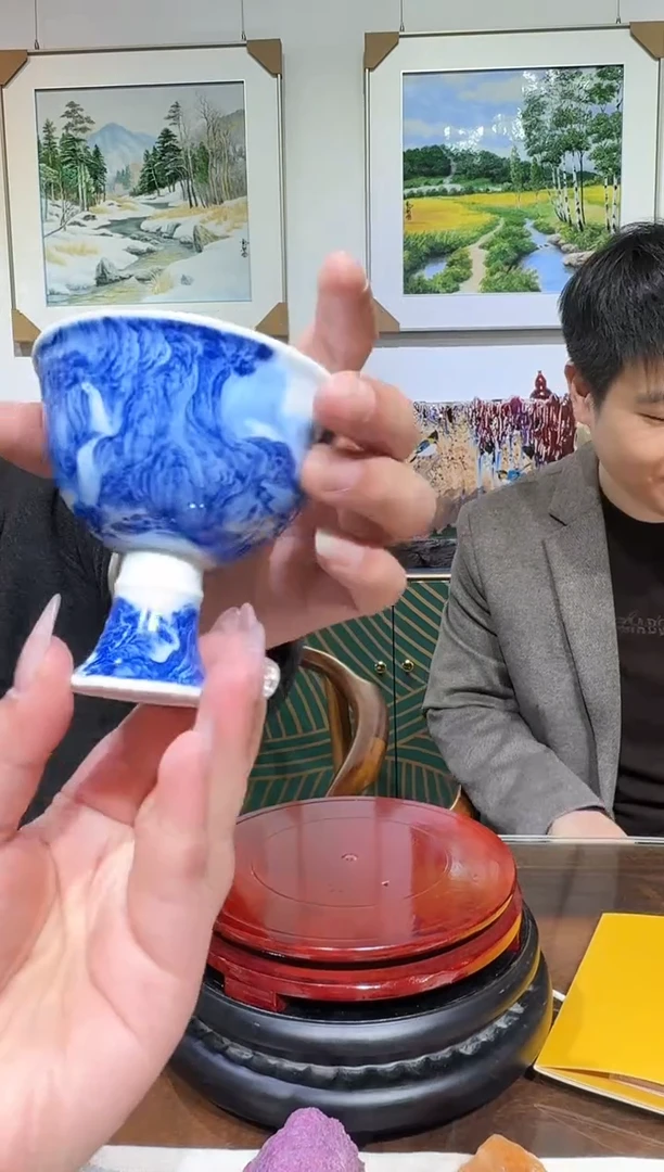 摆件陶郭晋陶瓷流水-53