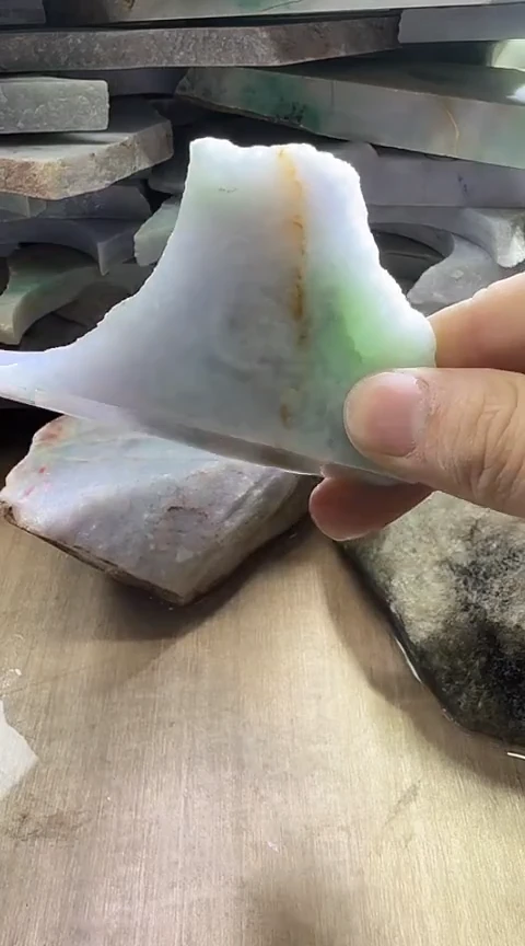 裸石翡翠缅甸翡翠A货花54