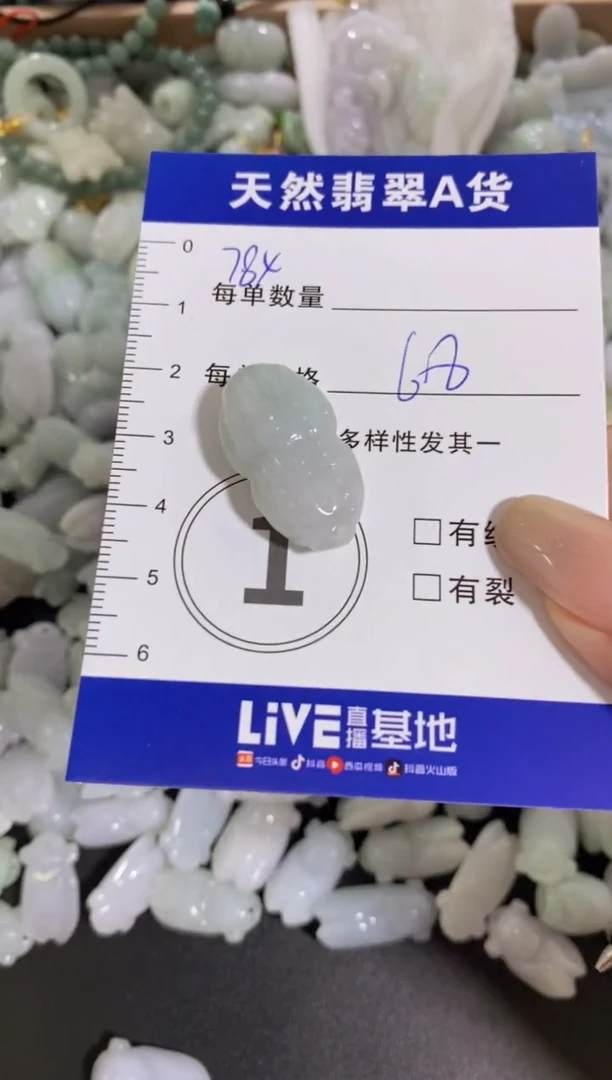 颈饰未镶嵌翡翠天然翡翠A货批量多样性发一件