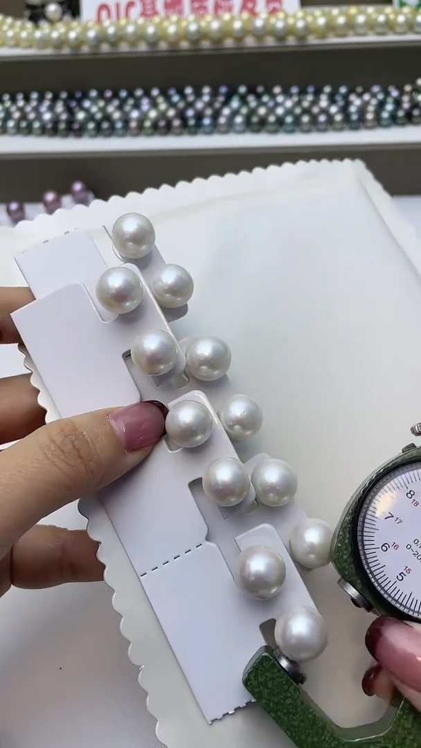 银S925镶嵌耳饰淡水珍珠A51商品多样性发其一