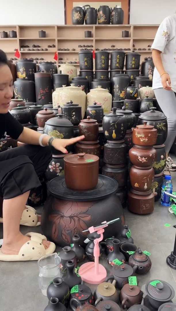 罐瑕疵茶叶罐 633  古铜色小五饼皮革