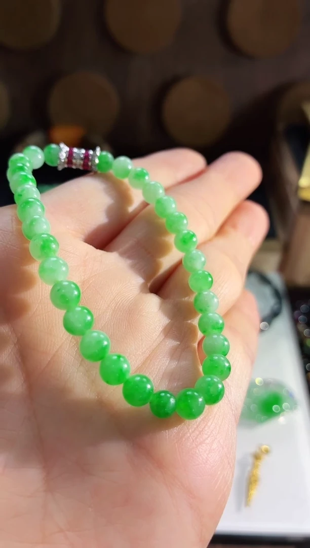 未镶嵌手链翡翠手串