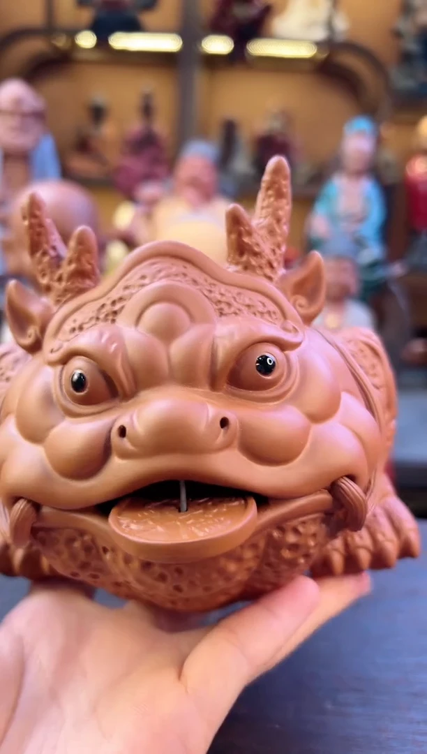 紫砂茶宠器闵茶宠摆件