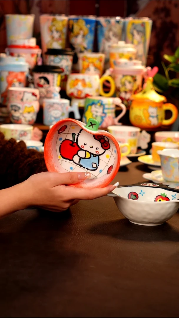 景德镇手工手绘杯杯