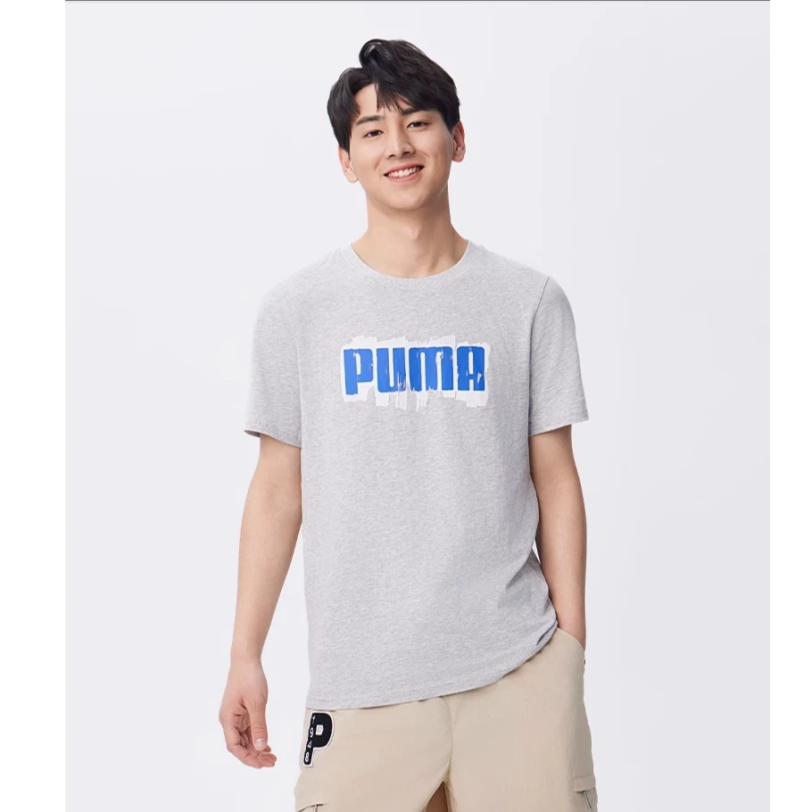 PUMA彪马男中性透气常规短袖圆领运动速干春舒适夏季2PU67669604