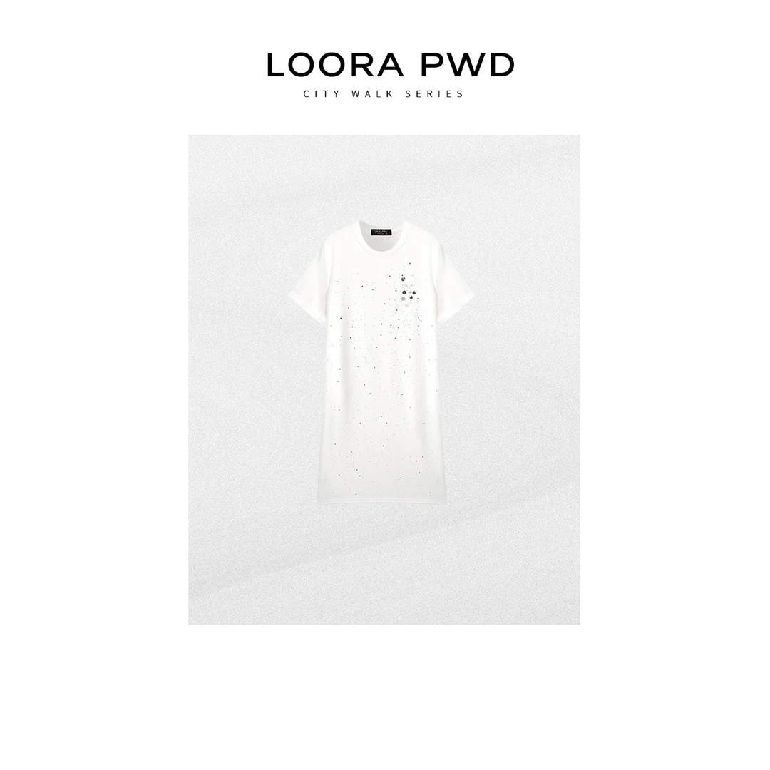 LOORAPWD/罗拉密码定钻设计夏季连衣裙25CJBC0053N