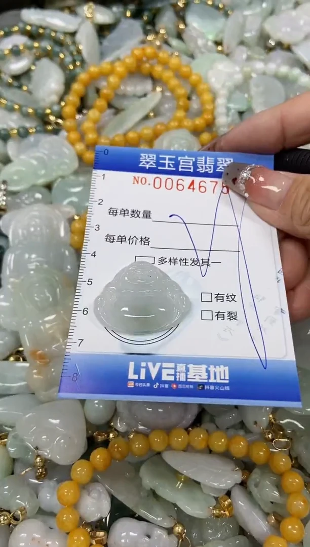 【闪购商品】翡翠颈饰未镶嵌闪购商品0064675