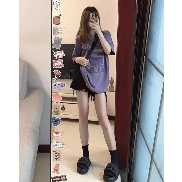 洋气衣服女夏装搭配一整套微胖高级感穿搭小个子T恤短裤两件套装
