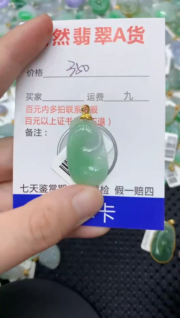 【闪购商品】翡翠颈饰18K金镶嵌111111111111