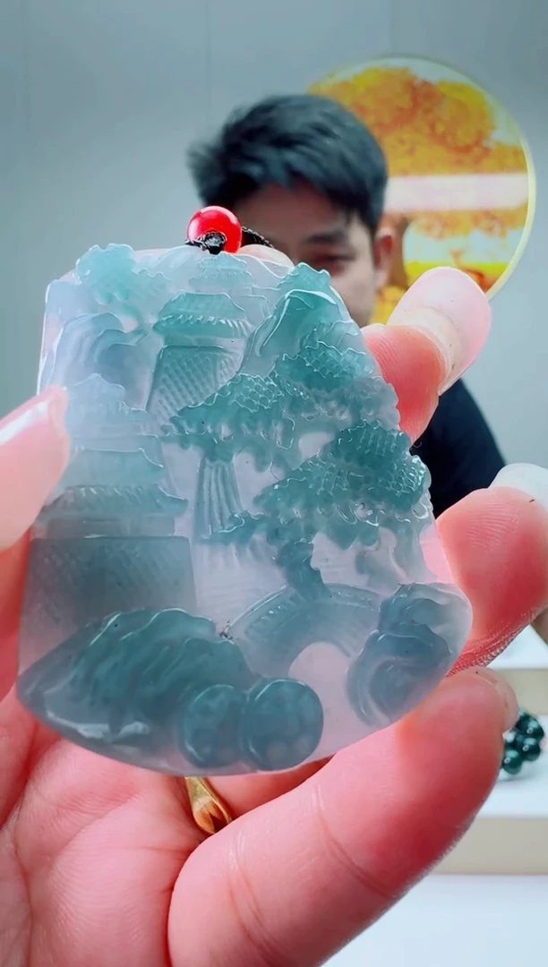 翡翠未镶嵌颈饰多样性随机发其一