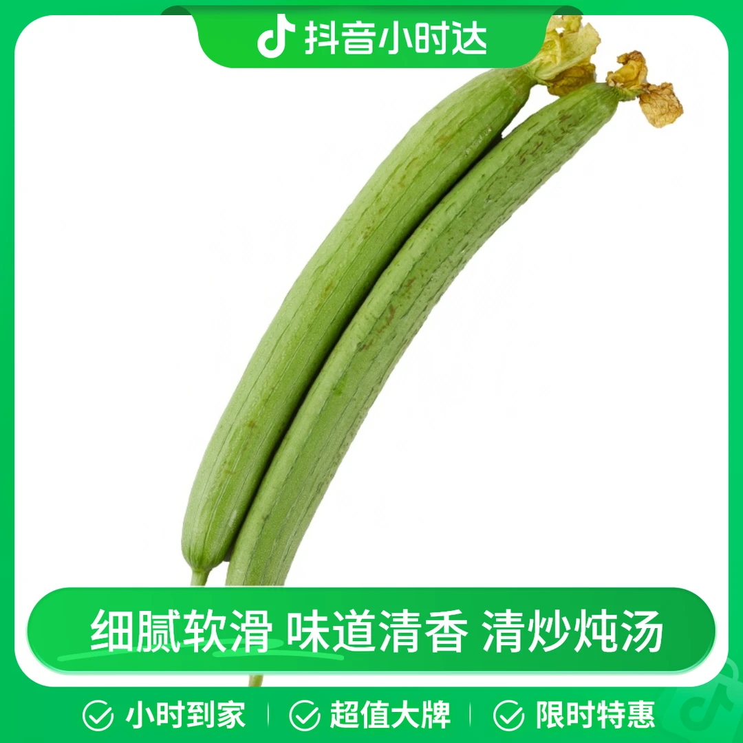 长丝瓜 约400g丝瓜同城送丝瓜同城配