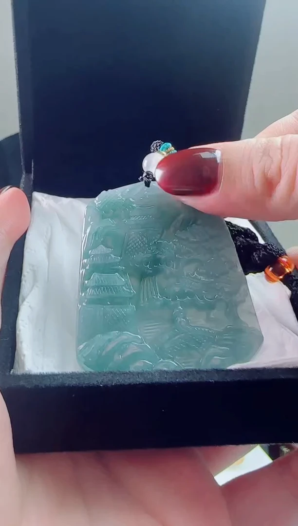 颈饰未镶嵌翡翠天然A货翡翠  多样性发其一