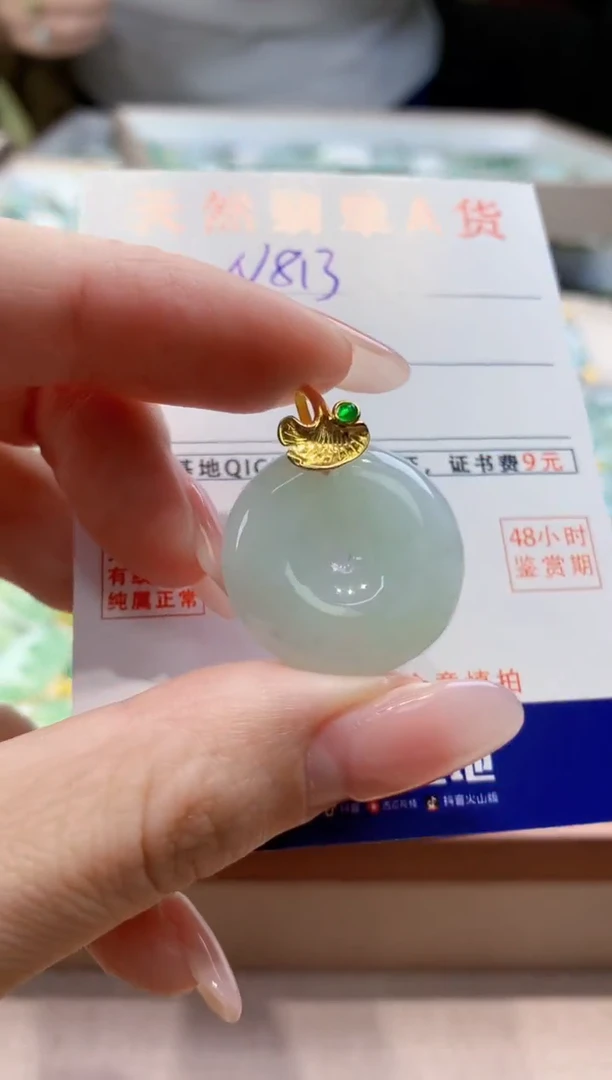 颈饰未镶嵌翡翠天然缅甸a货翡翠