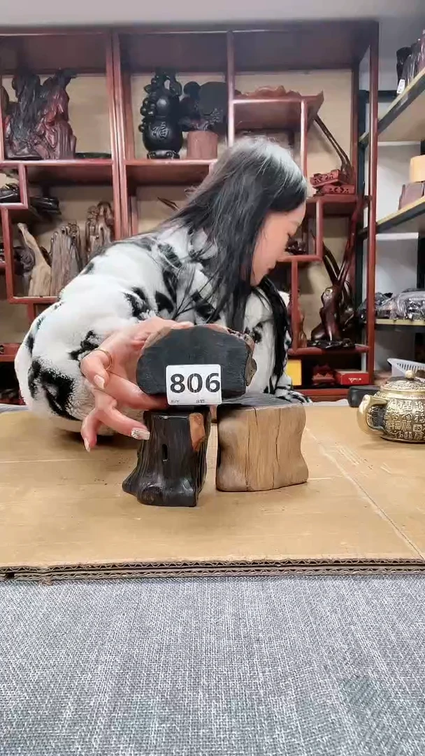 【闪购商品】贡木红木底座工艺品收藏