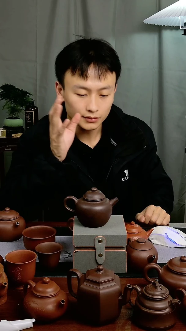 茶壶紫砂宜兴原矿紫砂作品大彬圈钮
