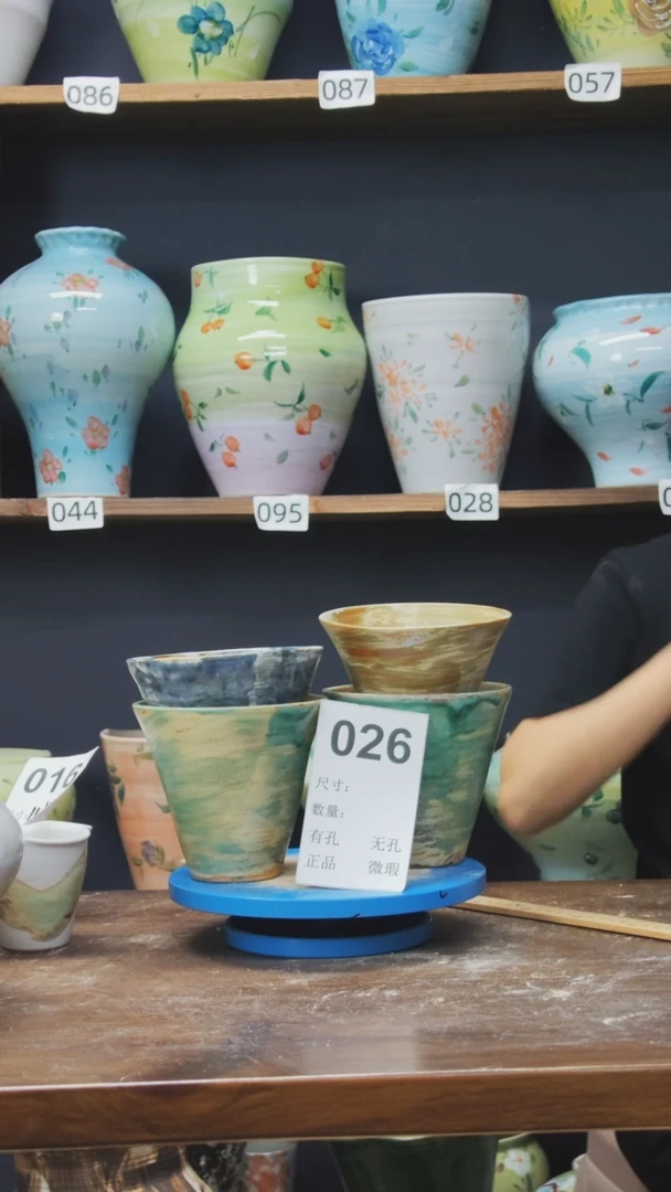 陶瓷则*之景德镇花盆026【4个】