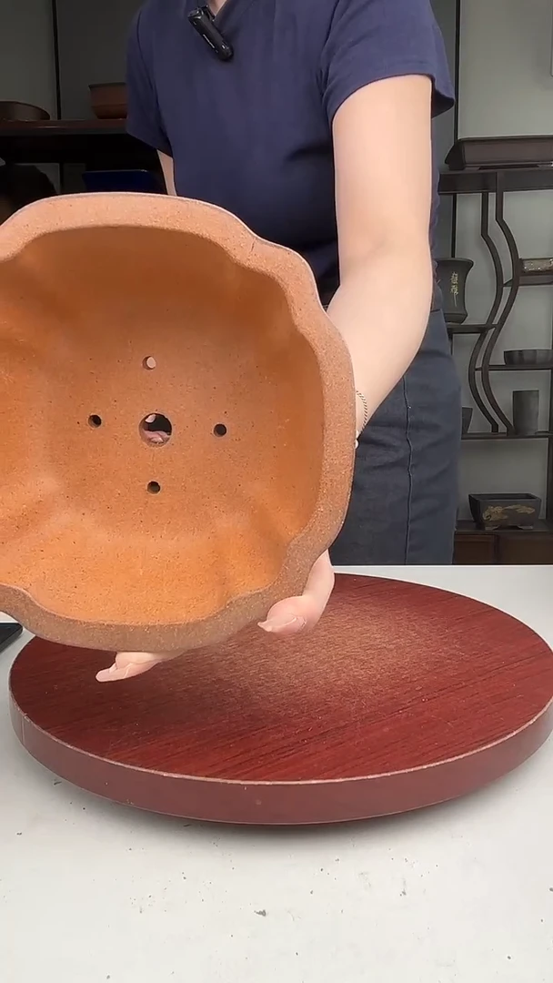 紫砂花盆 浅草紫砂花盆