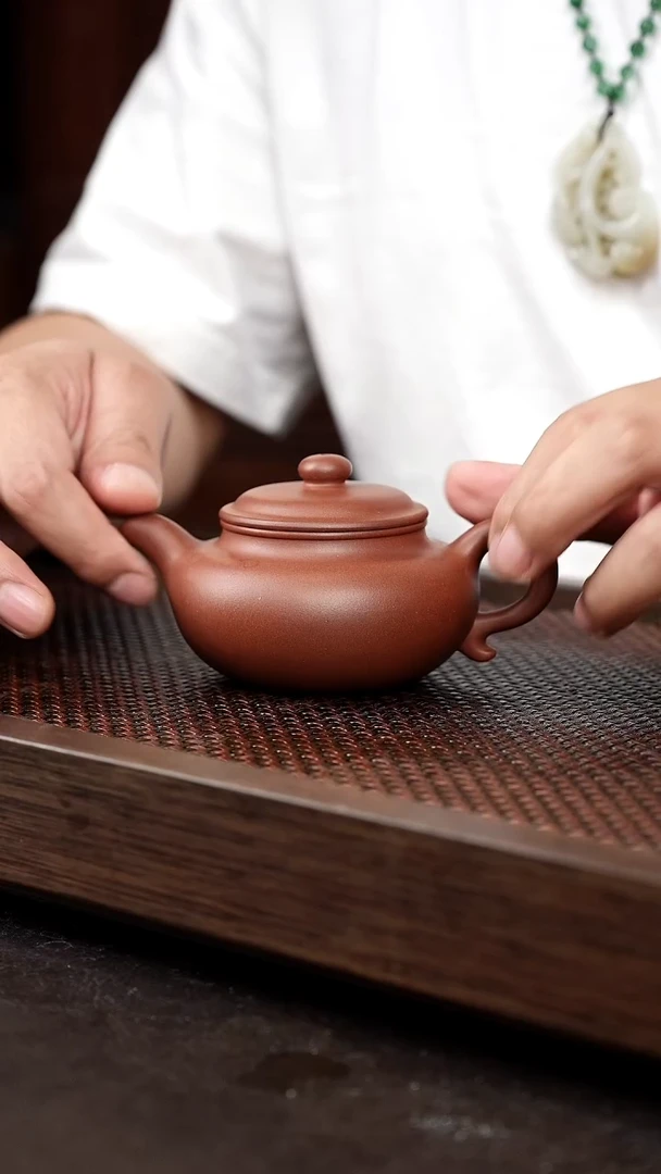 茶壶紫砂底槽清仿古【带矿标证书】