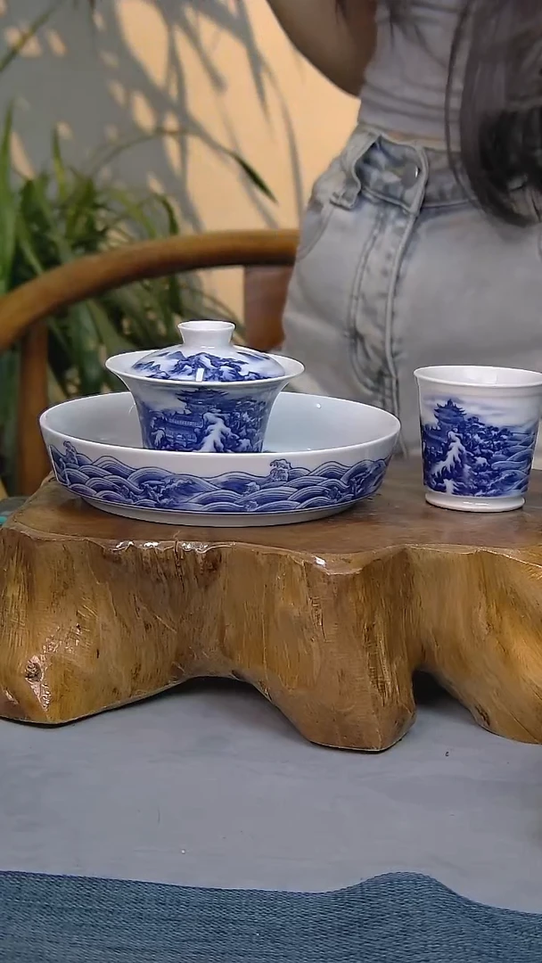 3件套陶瓷茶具家用简装系列