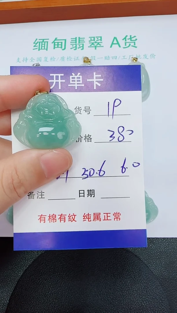 吊坠(赠链)未镶嵌翡翠19