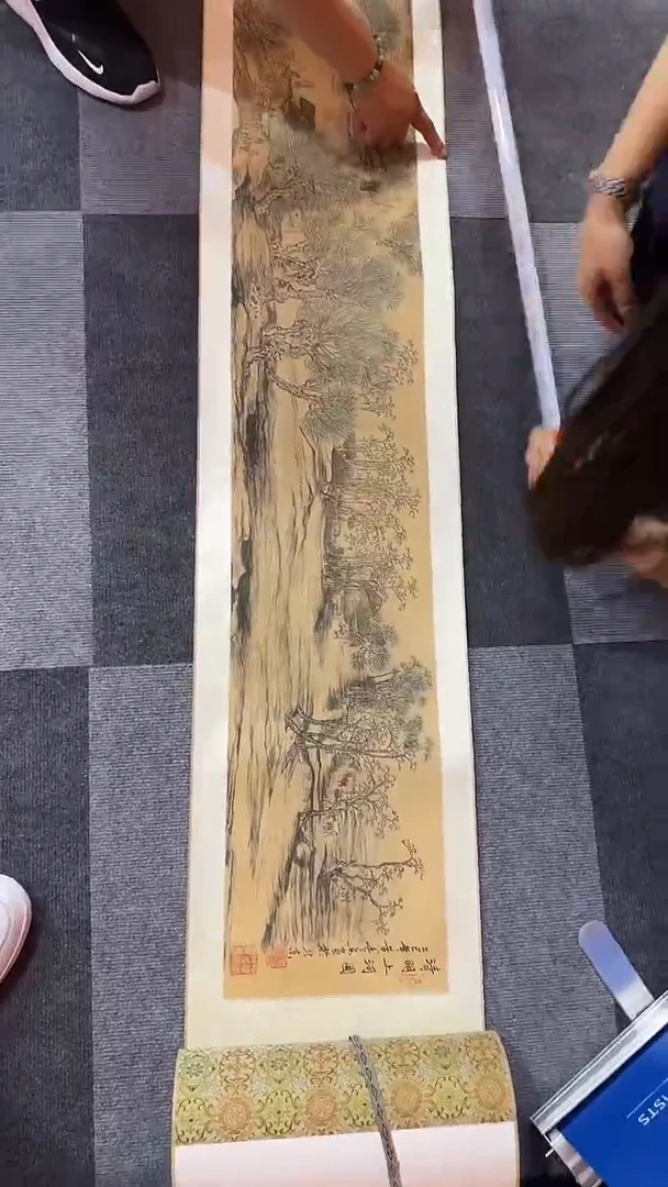 国画57黄春香老师长卷上河图5米