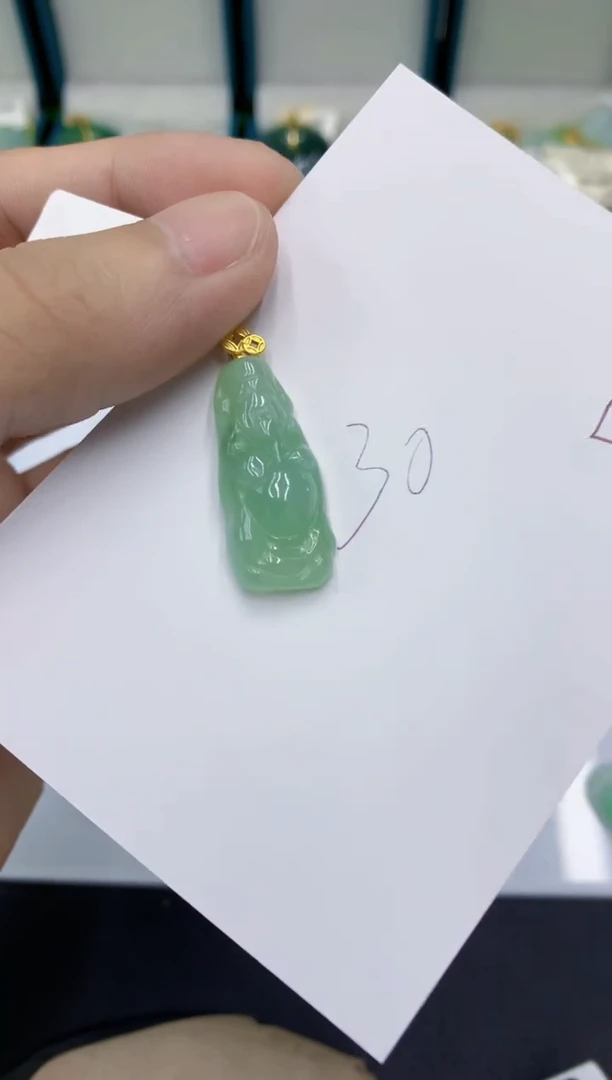 颈饰未镶嵌翡翠翡翠