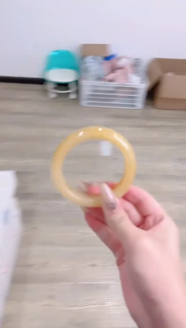 未镶嵌手镯石英质玉310-56黄