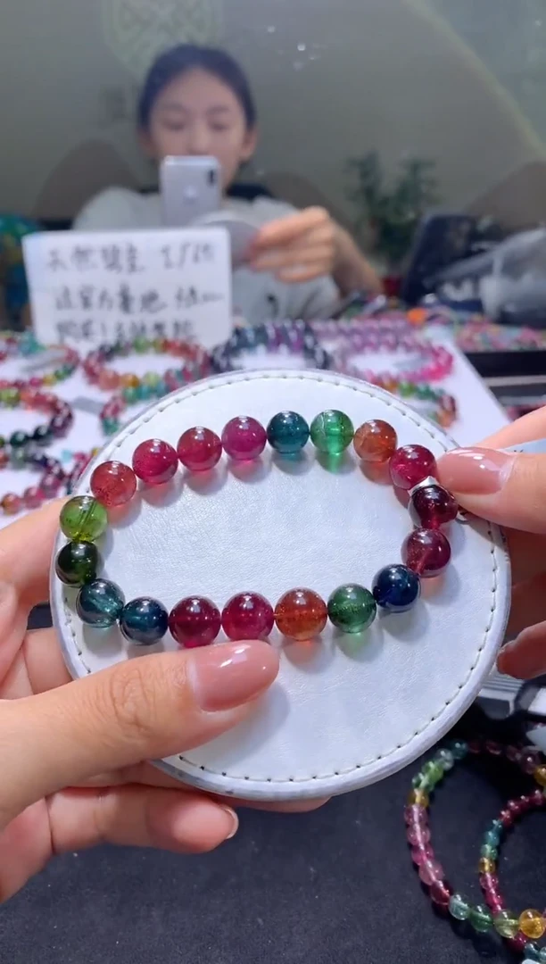 未镶嵌手串碧玺A27【天然碧玺】