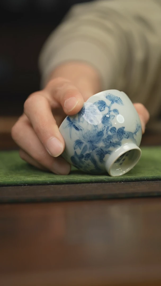 【闪购商品】杯柴窑青花破价福利