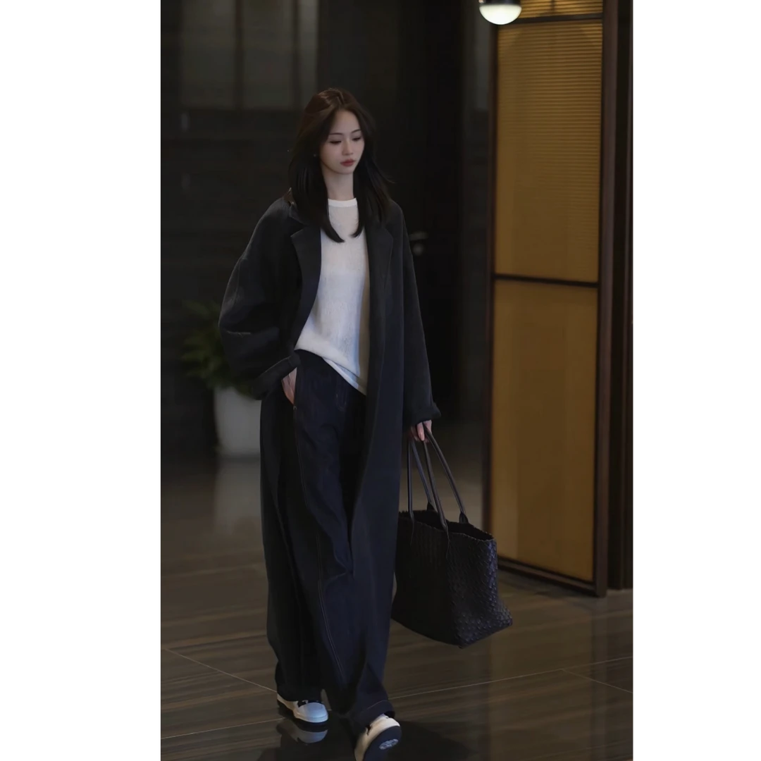 女神大衣双面羊毛牦牛绒保暖抗寒冬季女士外衣冬款外套冬高级感