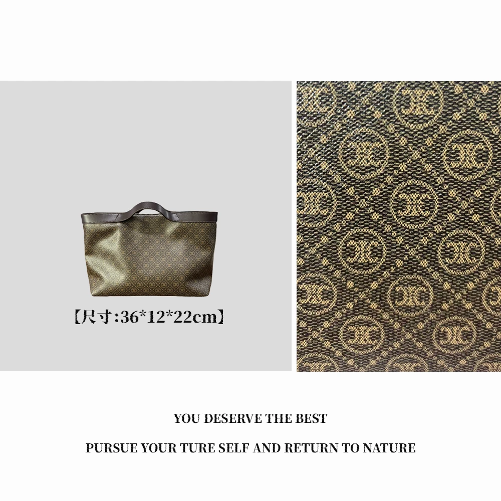 【特特甄选】SD-50226-老钱风咖轻奢时尚百搭棕色小众腋下单肩肩包