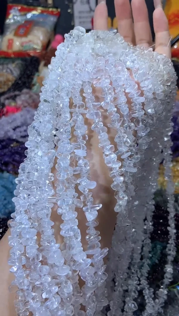 水晶珠宝半成品未镶嵌白水晶