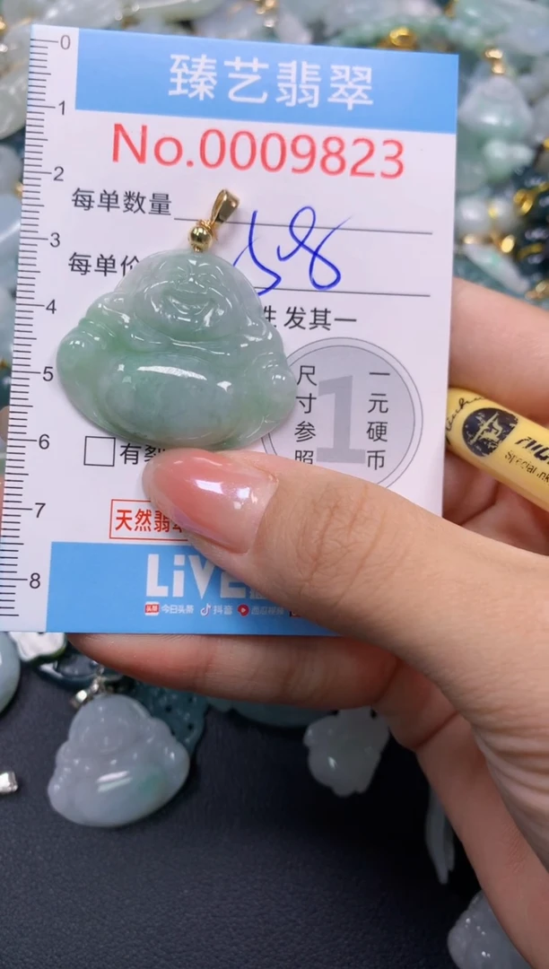 颈饰未镶嵌翡翠9823
