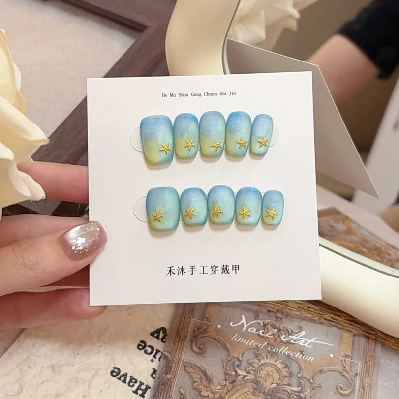 【海屿】——禾沐手工穿戴甲