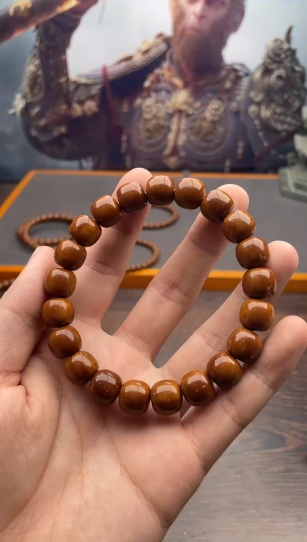 紫金鼠手串52号实心老邢