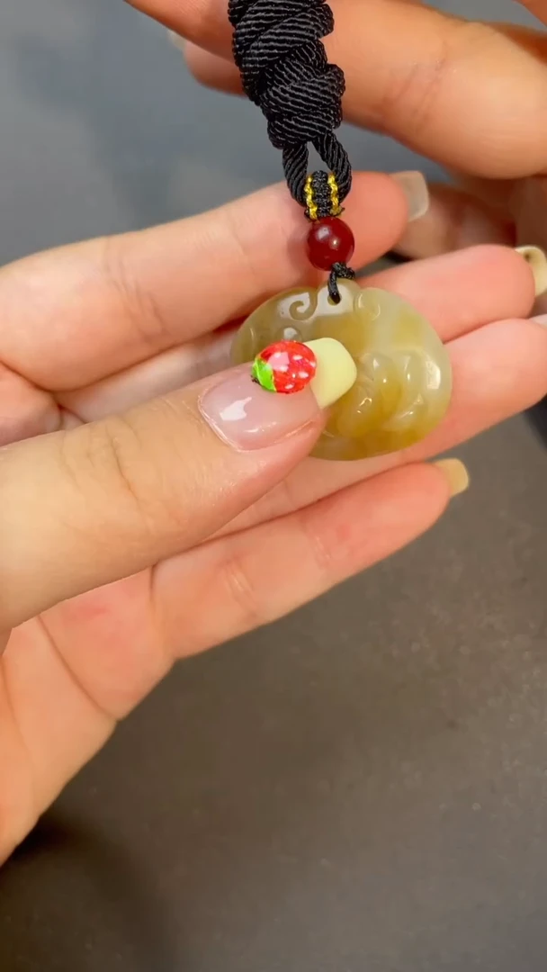 和田玉未镶嵌挂件a9