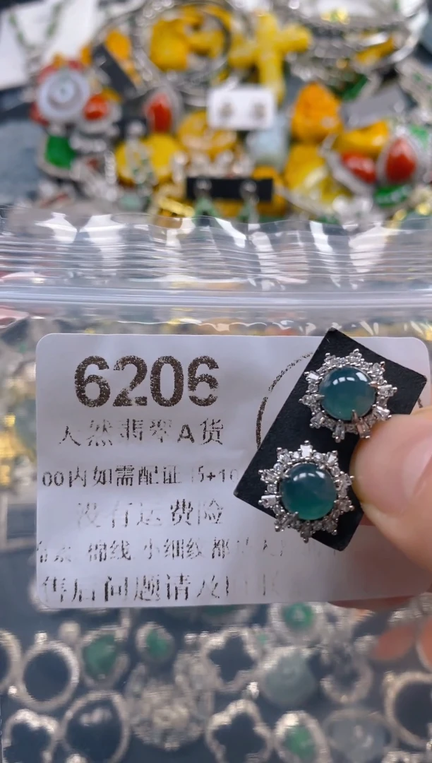 翡翠未镶嵌吊坠(不含链)6206